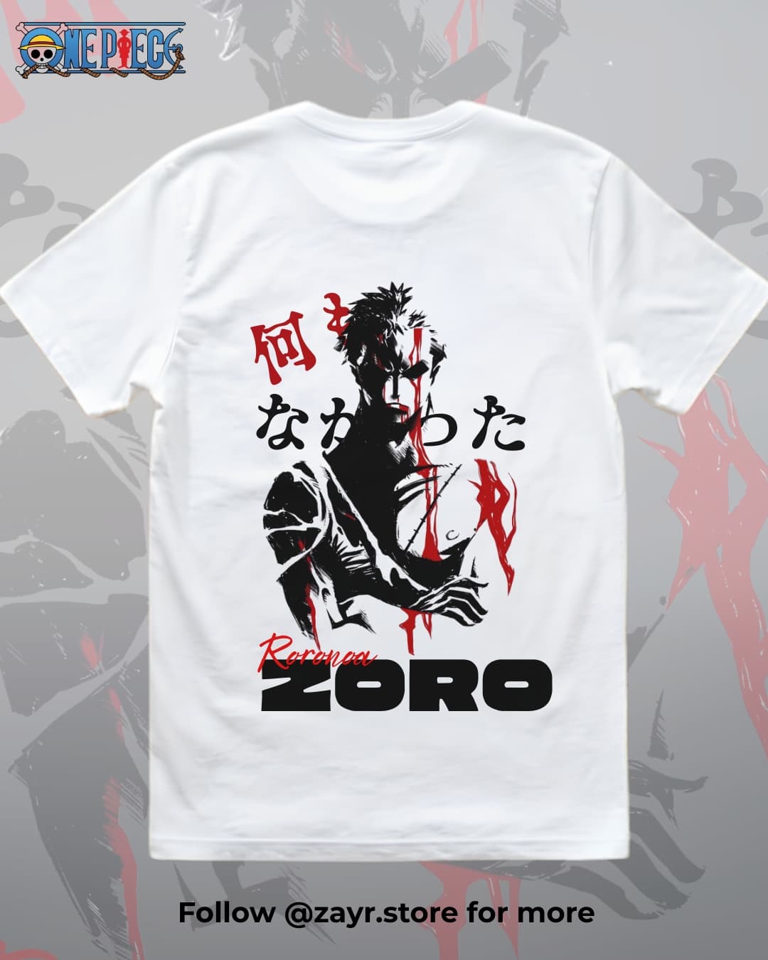 Roronoa zoro - one piece alternate view